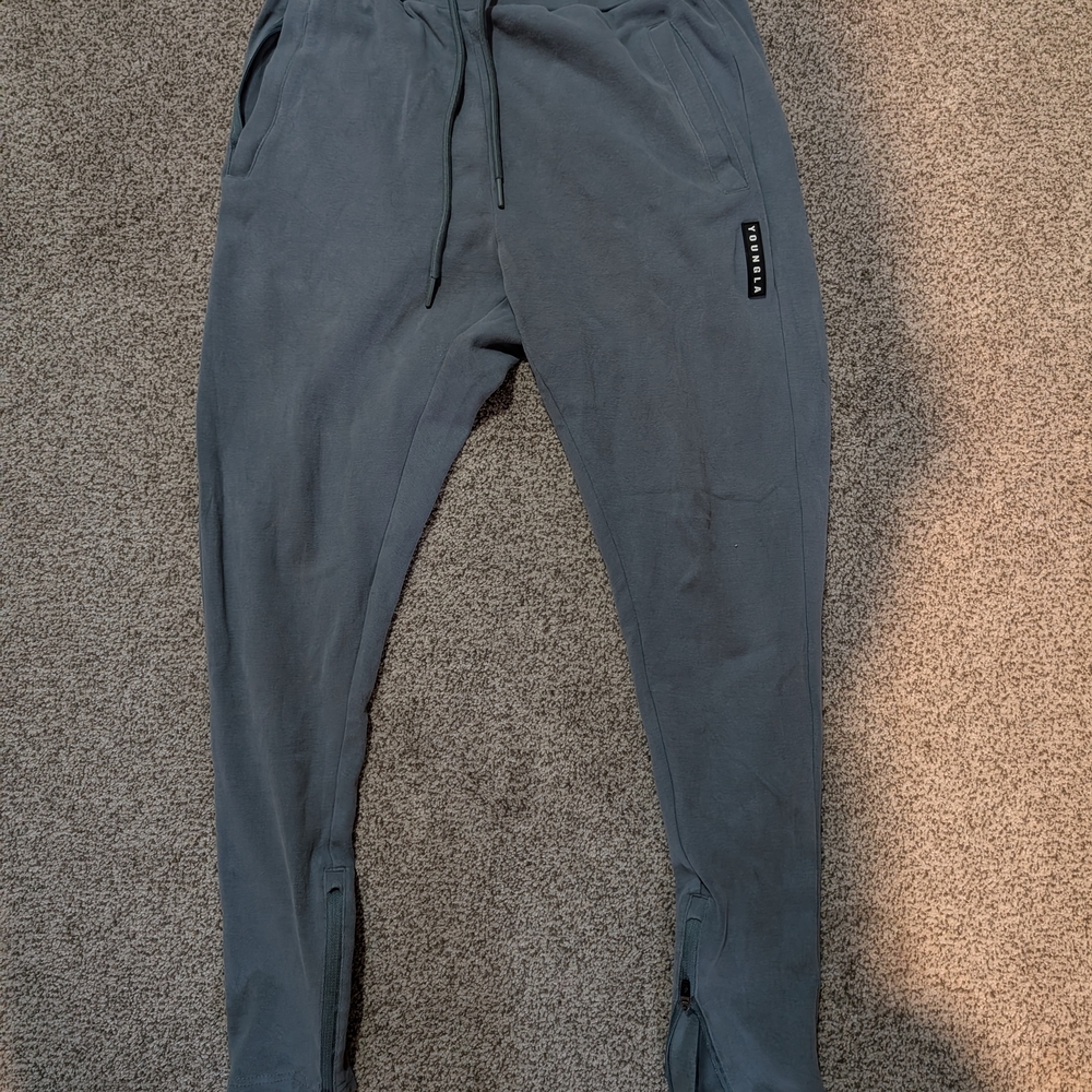 YoungLA Blue Gray Prrfect Jogger Pants
